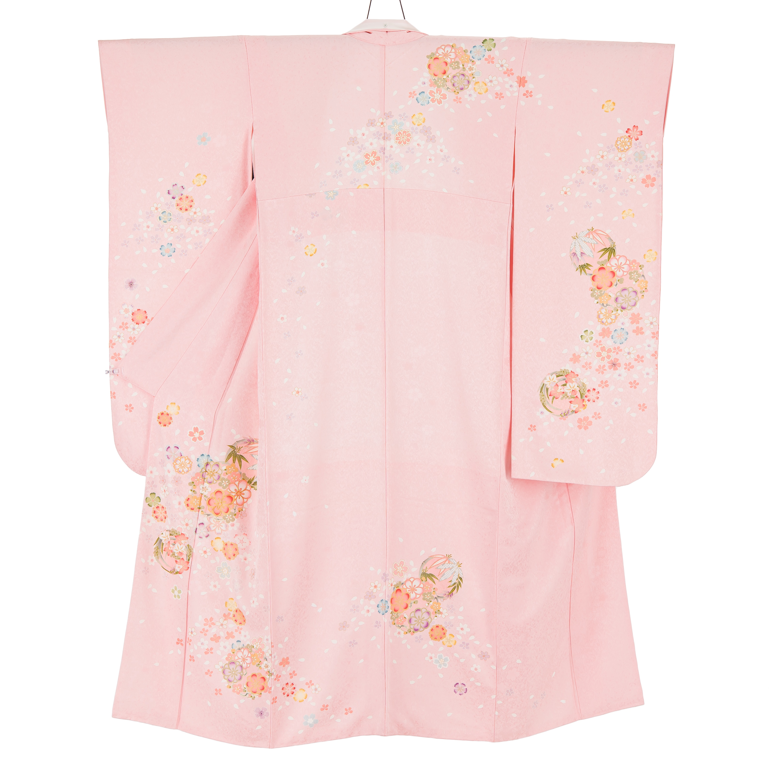振袖 桜や梅の丸紋 - からん::アンティーク着物・リサイクル着物の通販